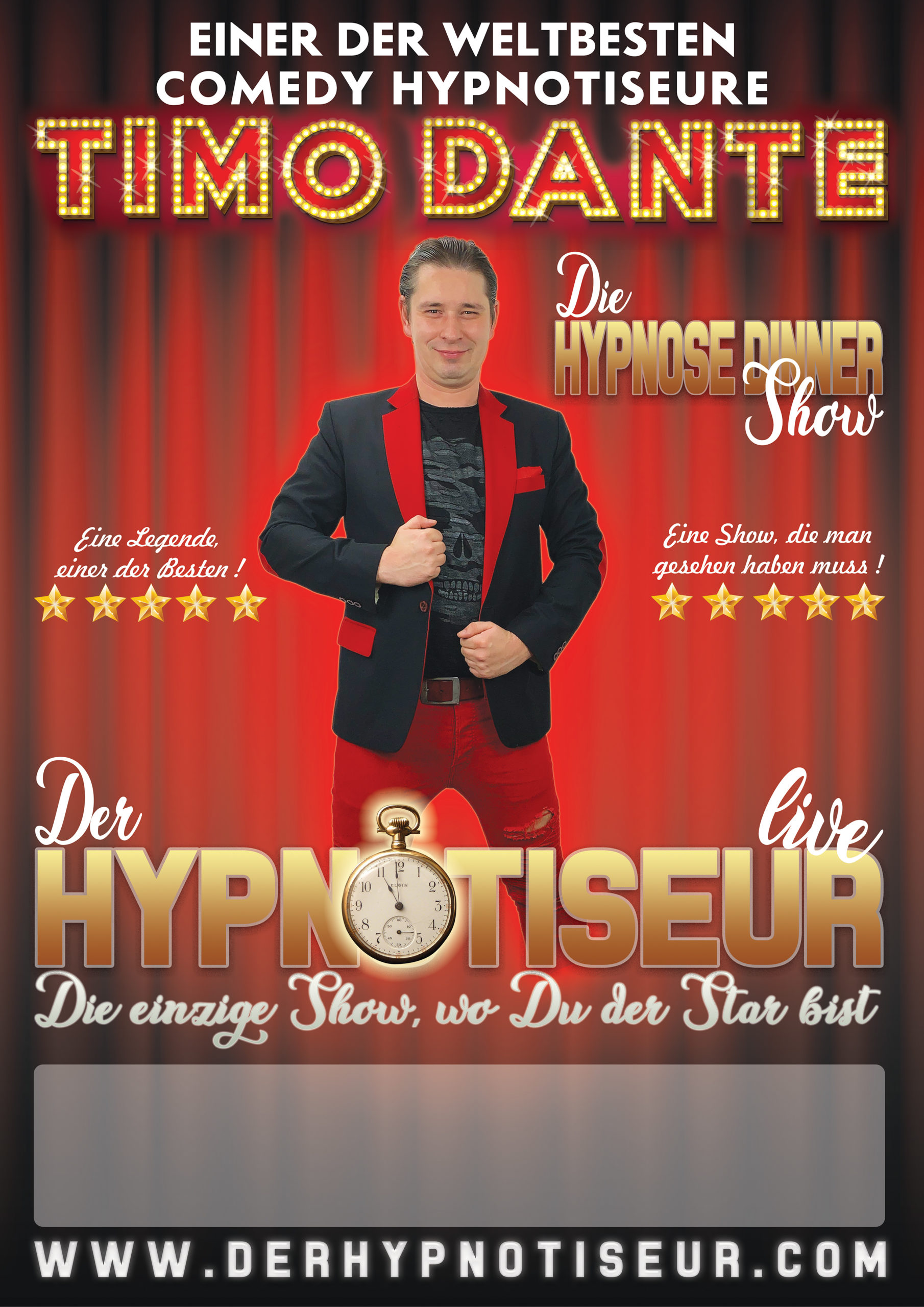 Der Hypnotiseur – Die Hypnose Dinner Show_DIN A4
